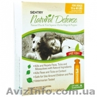 SENTRY НАТУРАЛЬНАЯ ЗАЩИТА (Natural Defense) капли от блох и клещей для собак - <ro>Изображение</ro><ru>Изображение</ru> #2, <ru>Объявление</ru> #855478