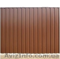 Еврозаборы Днепропетровск  забор из профнастила кирпичный  - <ro>Изображение</ro><ru>Изображение</ru> #1, <ru>Объявление</ru> #935762