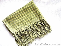 Платок Ashma с кисточками,цвет -оливковый - <ro>Изображение</ro><ru>Изображение</ru> #2, <ru>Объявление</ru> #1202722