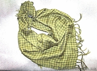 Платок Ashma с кисточками,цвет -оливковый - <ro>Изображение</ro><ru>Изображение</ru> #1, <ru>Объявление</ru> #1202722