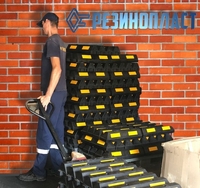 Колесоотбойник резиновый, парковочный (590х120х90мм) - <ro>Изображение</ro><ru>Изображение</ru> #10, <ru>Объявление</ru> #1666787