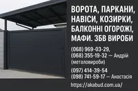 Навіси, ворота, паркани, козирки, балконні огорожі, ЗБВ вироби - <ro>Изображение</ro><ru>Изображение</ru> #1, <ru>Объявление</ru> #1751041