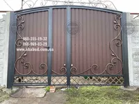 Заборы кованые, сварные, из профлиста. Навес. Ворота. - <ro>Изображение</ro><ru>Изображение</ru> #7, <ru>Объявление</ru> #1751231