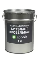 Мастика битумная ведро 3, 0 кг БИТЭЛАСТ - КРОВЕЛЬНЫЙ Ecobit  - <ro>Изображение</ro><ru>Изображение</ru> #1, <ru>Объявление</ru> #1752172