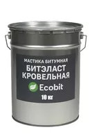 Мастика битумная ведро 10,0 кг БИТЭЛАСТ - КРОВЕЛЬНЫЙ Ecobit - <ro>Изображение</ro><ru>Изображение</ru> #1, <ru>Объявление</ru> #1752174