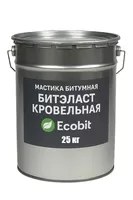 Мастика битумная ведро 25,0 кг БИТЭЛАСТ - КРОВЕЛЬНЫЙ Ecobit - <ro>Изображение</ro><ru>Изображение</ru> #1, <ru>Объявление</ru> #1752176