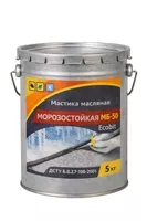 Мастика масляная морозостойкая МБ - 50 Ecobit ведро 5,0 кг (Холодная)  - <ro>Изображение</ro><ru>Изображение</ru> #1, <ru>Объявление</ru> #1752427