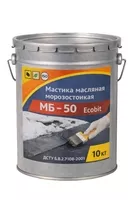 Мастика масляная морозостойкая МБ - 50 Ecobit ведро 10,0 кг (Холодная)  - <ro>Изображение</ro><ru>Изображение</ru> #1, <ru>Объявление</ru> #1752428