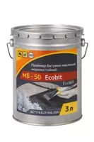 Праймер морозостойкий битумно-масляный МБ-50 Ecobit ведро 3,0 л  - <ro>Изображение</ro><ru>Изображение</ru> #1, <ru>Объявление</ru> #1752422