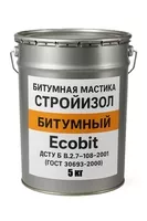 Битумная мастика СтройИзол Битумный ЭКОБИТ ведро 5,0 кг ДСТУ Б В.2.7-108-2001 - <ro>Изображение</ro><ru>Изображение</ru> #2, <ru>Объявление</ru> #1752715