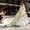 Шикарное свадебное платье со шлейфом #22869