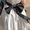 Платье Alicefashion белое с черным поясом-бантом б/у #1133043