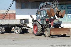 Трактор ЮМЗ, модель 6АКЛ с навеской ПГ-1 и прицепом ППУ-32 - <ro>Изображение</ro><ru>Изображение</ru> #1, <ru>Объявление</ru> #37049