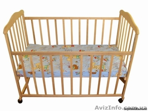 Новая детская кроватка с опускающейся боковой стенкой - <ro>Изображение</ro><ru>Изображение</ru> #1, <ru>Объявление</ru> #132874