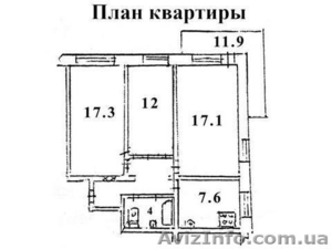 3 ком кв в Центре с ремонтом - <ro>Изображение</ro><ru>Изображение</ru> #1, <ru>Объявление</ru> #163300