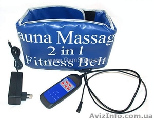 Пояс для похудения. Sauna Massager 2 in 1 fitness. - <ro>Изображение</ro><ru>Изображение</ru> #1, <ru>Объявление</ru> #373756