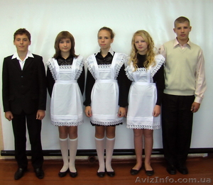 Школьное платье и белый фартук - <ro>Изображение</ro><ru>Изображение</ru> #1, <ru>Объявление</ru> #581617