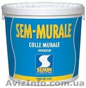 Водно-дисперсионный клей для любых ткане-вых покрытий и всех видов обоев.