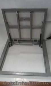 РевизионныеЛюки напольные потайные незаполняемые с пневмопружинами