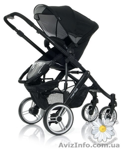 Универсальная коляска 2 в 1 MAMBA цвет Amore nero (limited edition) черный с цве - <ro>Изображение</ro><ru>Изображение</ru> #2, <ru>Объявление</ru> #761442
