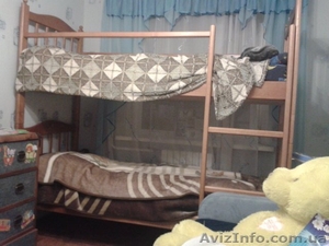 Продам двухъярусную кровать с двумя матрасами. - <ro>Изображение</ro><ru>Изображение</ru> #2, <ru>Объявление</ru> #808580