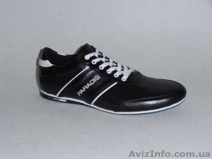 Кожаные кроссовки от фабрики Paradis