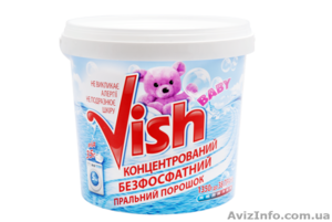 Детский бесфосфатный стиральный порошок «Vish BABY» - <ro>Изображение</ro><ru>Изображение</ru> #1, <ru>Объявление</ru> #849408