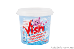 Детский бесфосфатный стиральный порошок «Vish BABY» - <ro>Изображение</ro><ru>Изображение</ru> #2, <ru>Объявление</ru> #849408