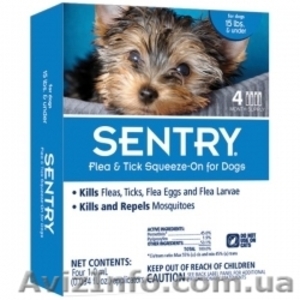 SENTRY (Сентри) капли от блох, клещей и комаров для собак - <ro>Изображение</ro><ru>Изображение</ru> #1, <ru>Объявление</ru> #855431