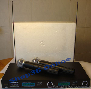 Shure LX88-3 2 радиомикрофона SM58 цифр.дисплей  - <ro>Изображение</ro><ru>Изображение</ru> #1, <ru>Объявление</ru> #898377