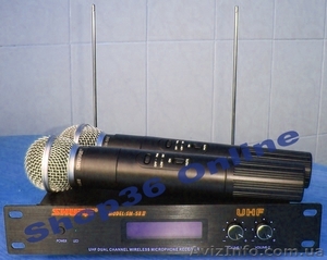 Shure SM-58II Hi-FІ 2 радиомикрофона SM58  - <ro>Изображение</ro><ru>Изображение</ru> #1, <ru>Объявление</ru> #898376