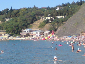 Отдых в Алупке,  многопляжей.