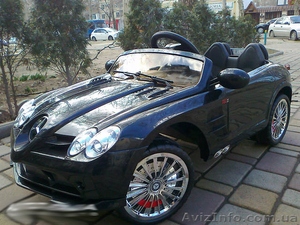 Хит лета 2013! Детский электромобиль Mercedes SLR 722S BLACK - <ro>Изображение</ro><ru>Изображение</ru> #1, <ru>Объявление</ru> #949678
