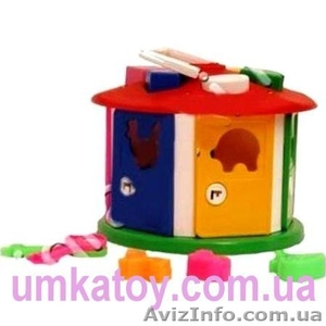 Продаем - Детская развивающая игрушка сортер - Куб "Розумний малюк" 2438 - <ro>Изображение</ro><ru>Изображение</ru> #1, <ru>Объявление</ru> #937540