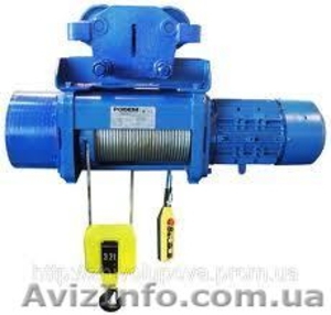 тельфер 0.5т, 1т, 2т, 3.2т, 5т, 6.3т, 8т, 10т, 12т, 16т