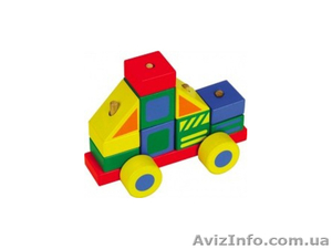 Конструктор-кубики "Машина" - <ro>Изображение</ro><ru>Изображение</ru> #1, <ru>Объявление</ru> #992270