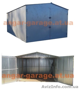 металлический гараж сборно-разборной стандартные и высокие - <ro>Изображение</ro><ru>Изображение</ru> #1, <ru>Объявление</ru> #1040597