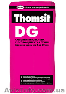 Самовыравнивающаяся гипсово-цементная смесь Thomsit DG - <ro>Изображение</ro><ru>Изображение</ru> #1, <ru>Объявление</ru> #1059340