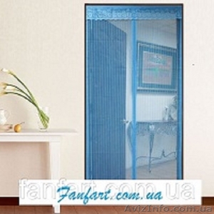 Москитная сетка на дверь (магнитная)