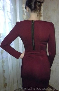 Стильное платье гранатового цвета - <ro>Изображение</ro><ru>Изображение</ru> #1, <ru>Объявление</ru> #1212257