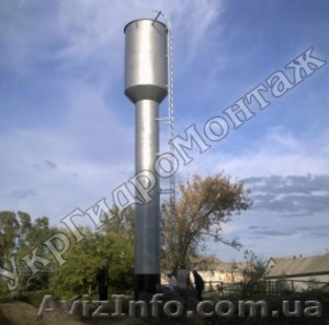 Изготовление водонапорных башен.Монтаж и установка,  Николаев