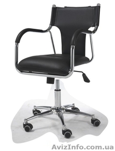 Кресло для офиса Берлин, цвет черный или белый - <ro>Изображение</ro><ru>Изображение</ru> #1, <ru>Объявление</ru> #1274254