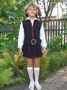 Школьная форма синего цвета для девочек. - <ro>Изображение</ro><ru>Изображение</ru> #2, <ru>Объявление</ru> #1294548