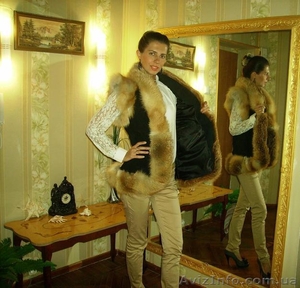 Продам куртку-жилет из замши с лисой - <ro>Изображение</ro><ru>Изображение</ru> #6, <ru>Объявление</ru> #1306177