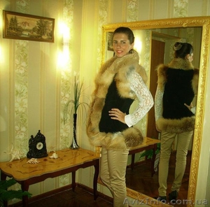 Продам куртку-жилет из замши с лисой - <ro>Изображение</ro><ru>Изображение</ru> #7, <ru>Объявление</ru> #1306177