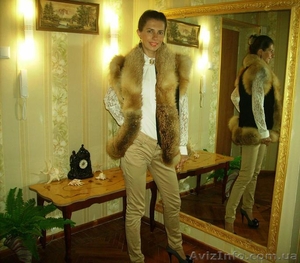 Продам куртку-жилет из замши с лисой - <ro>Изображение</ro><ru>Изображение</ru> #9, <ru>Объявление</ru> #1306177