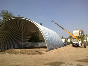 ангары бескаркасные,  склады бескаркасные