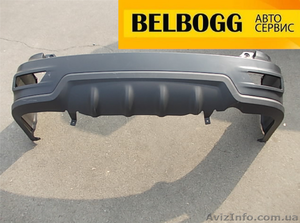 Бампер задній  для китайського позашляховика Бід С6,  BYD S6,  Бид С6