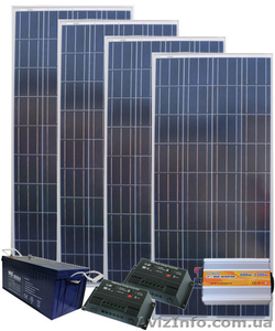 Готовая автономная солнечная электростанция для дачи 1кВт - <ro>Изображение</ro><ru>Изображение</ru> #1, <ru>Объявление</ru> #1440869