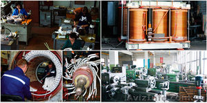 Ремонт электродвигателей,  перемотка электродвигателей